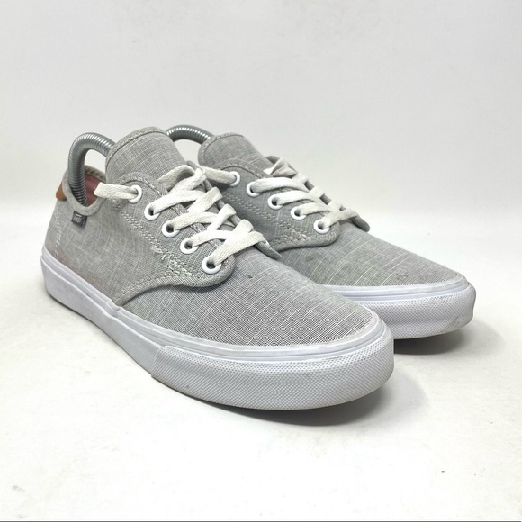 Vans Old Skool Classic Lace Up Sneaker Grey White Womens 8.5 - Picture 2 of 8